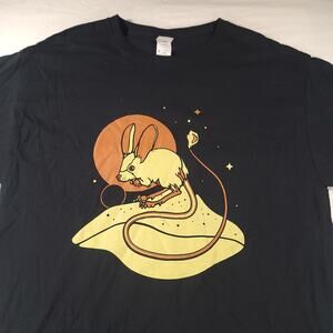 Fruit of the Loom Short Sleeve Crew Neck Casual T-Shirt Adult Mens Size M Black